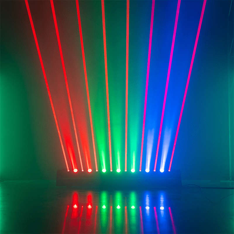 BEAMZ HYADEN LED MOVING BAR  7X 3W RGBW