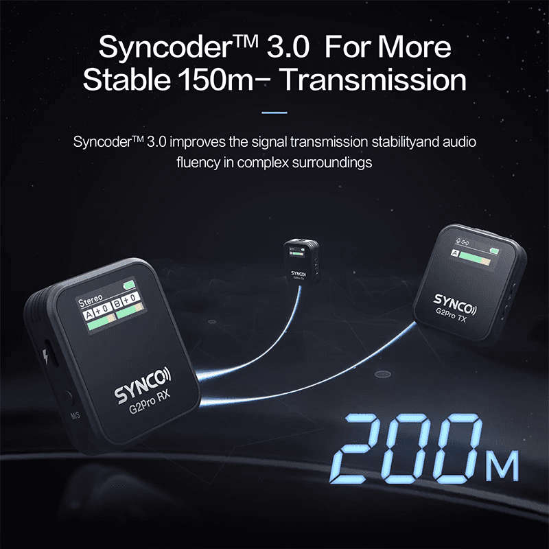 SYNCO WAIR-G2(A2) MEGA MICROPHONE SET