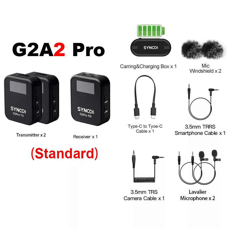 SYNCO WAIR-G2(A2) MEGA MICROPHONE SET