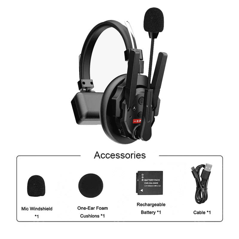 SYNCO XTALKPROX1 1 PIECE HEADSET INTERCOM - RED