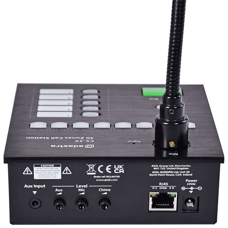 ADASTRA CS-5X CALL STATION FOR RX45