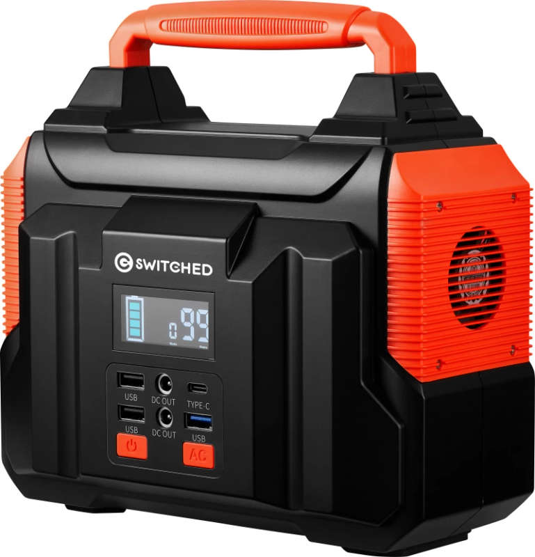 Switched 300W 222Wh Portable Power Station SWD-8901-BK