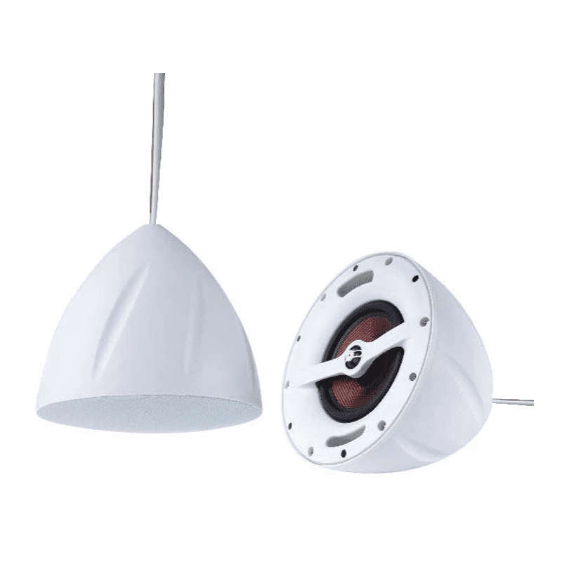 FILO PENDANT CONE SPEAKER WIDE ANGLE 6.5in WHITE 40W
