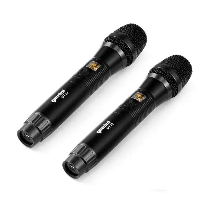 Gemini GMU M200 Dual Wireless Hand-held Microphones