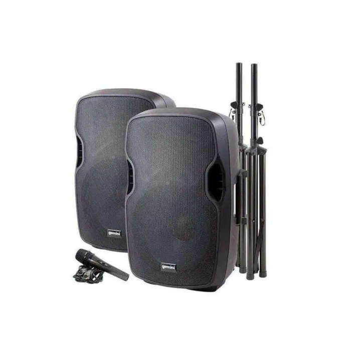 Gemini PA SYS15 includes Stands & Microphone