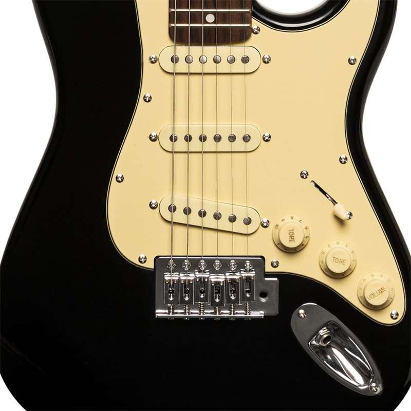 STAGG Standard "S" Electric Guitar - Black