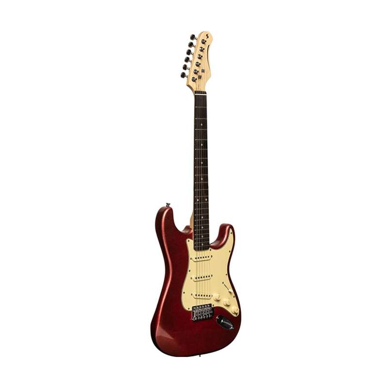 STAGG Standard "S" Electric Guitar - Candy Apple Red