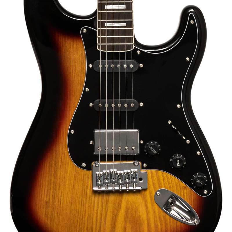 STAGG Electric Guitar With Solid Alder Body/Vintage Series - Sunburst