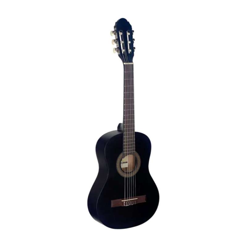 STAGG C410 M BK Pack - 1/2 Linden Class. Guitar, Bag & Tuner - Black