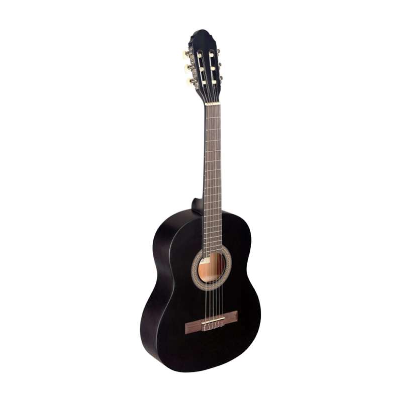 STAGG C430 M BK Pack - 3/4 Linden Class. Guitar, Bag & Tuner - Black