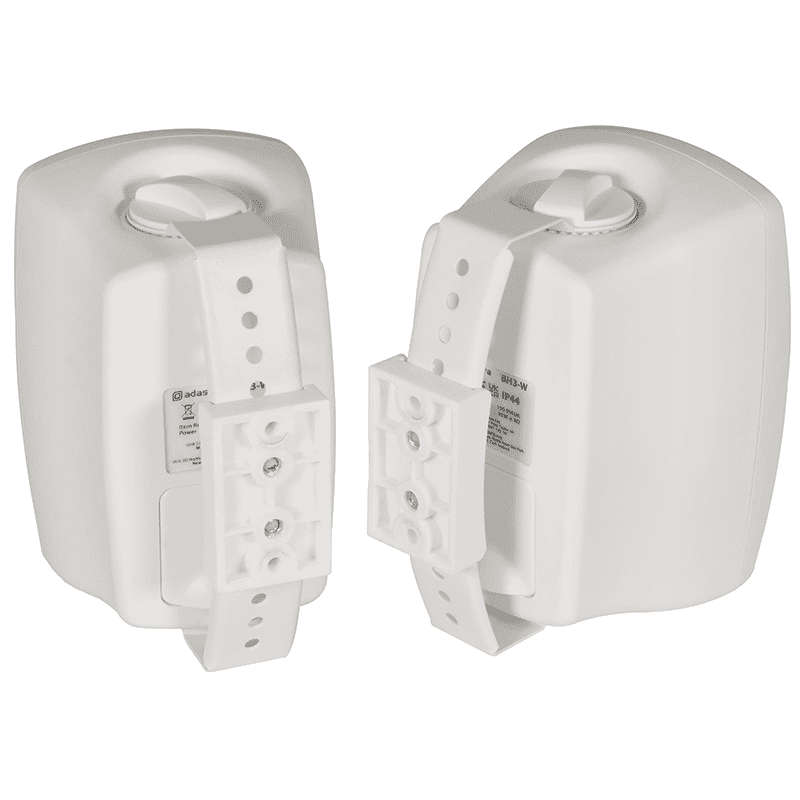 ADASTRA BH3-W PASSIVE WALL MOUNT SPEAKER 3IN WHITE 30W 8 OHM IP44 PAIR
