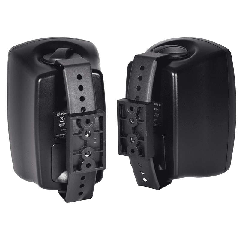 ADASTRA BH3-B PASSIVE WALL MOUNT SPEAKER 3IN BLACK 30W 8 OHM IP44 PAIR