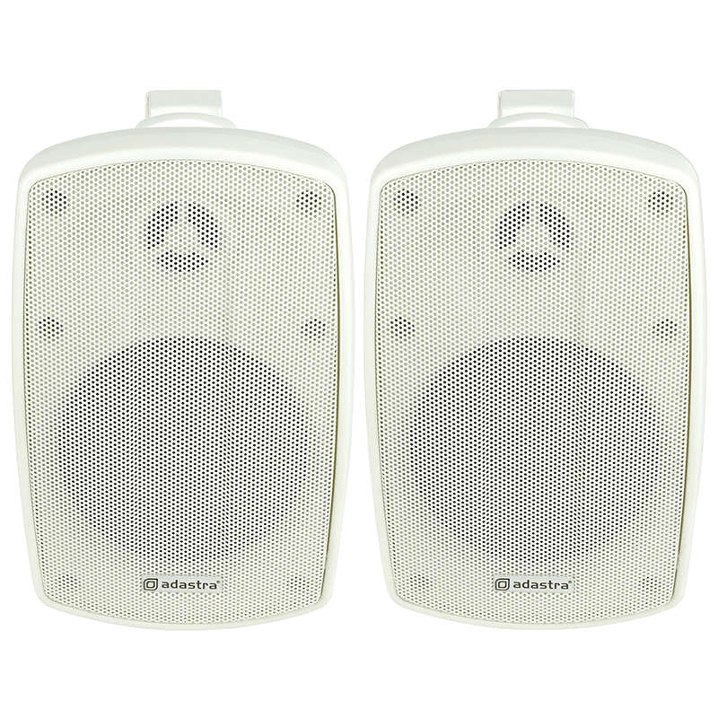 ADASTRA BH4-W PASSIVE WALL MOUNT SPEAKER 4IN WHITE 30W 8 OHM IP44 PAIR