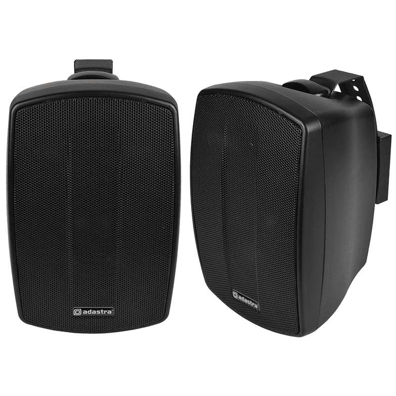 ADASTRA BH4-B PASSIVE WALL MOUNT SPEAKER 4IN BLACK 30W 8 OHM IP44 PAIR