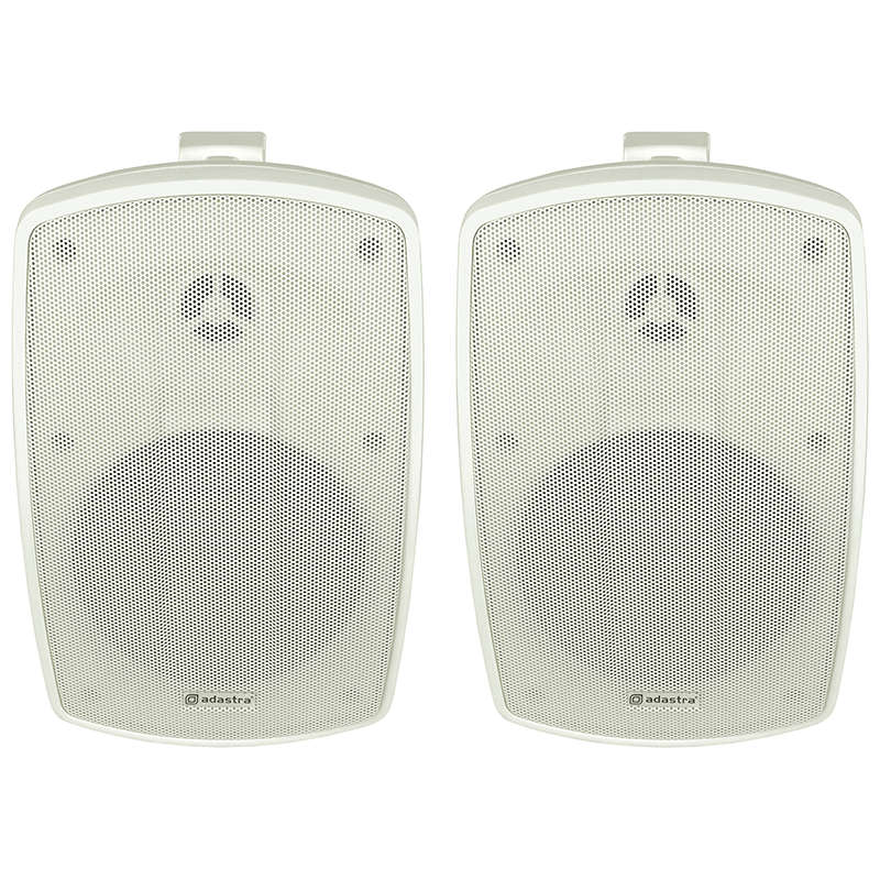 ADASTRA BH5-W PASSIVE WALL MOUNT SPEAKER 5IN WHITE 50W 8 OHM IP44 PAIR