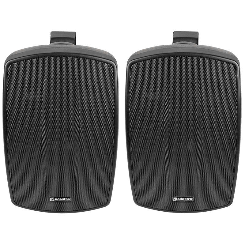 ADASTRA BH5-B PASSIVE WALL MOUNT SPEAKER 5IN BLACK 50W 8 OHM IP44 PAIR