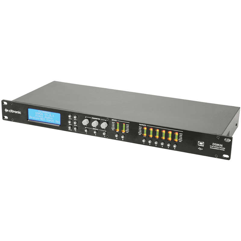 CITRONIC DSM26 DIGITAL SPEAKER MANAGEMENT SYSTEM