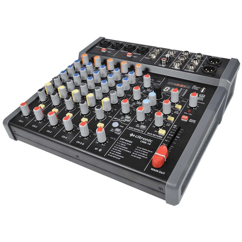 CITRONIC CMB-10 MUSIC MIXER 5-CH DSP/BT/USB/PC