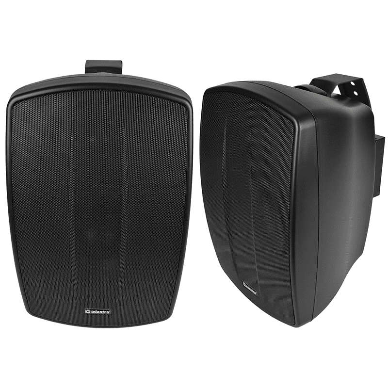 ADASTRA BH6-B PASSIVE WALL MOUNT SPEAKER 6IN BLACK 70W 8 OHM IP44 PAIR