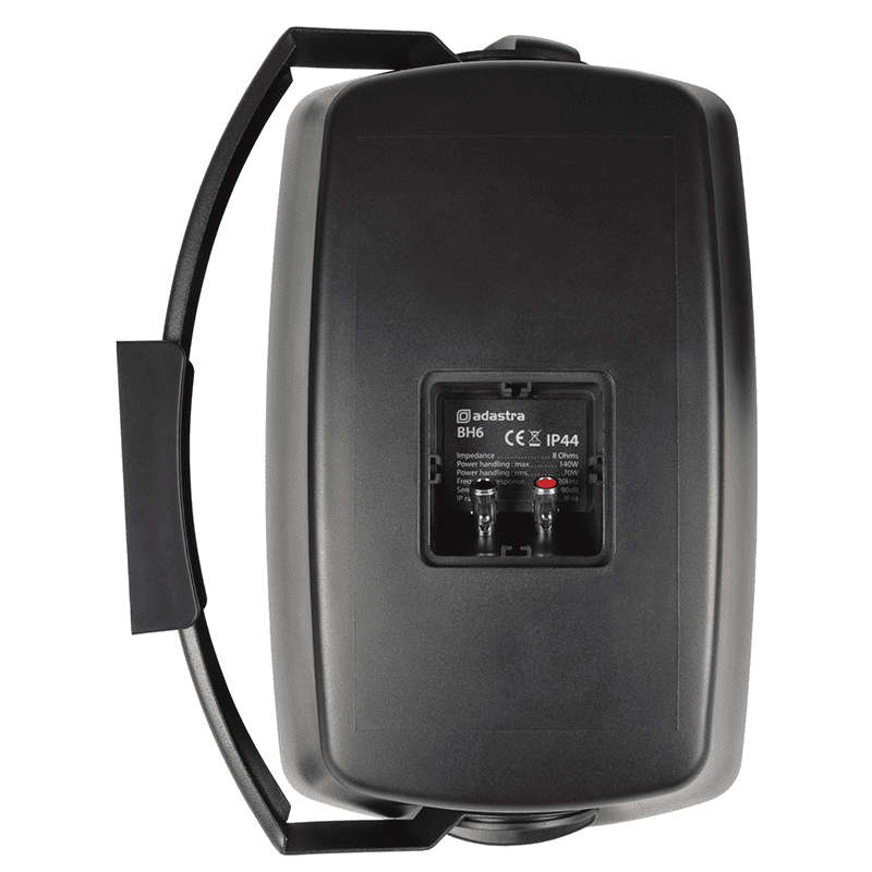 ADASTRA BH6-B PASSIVE WALL MOUNT SPEAKER 6IN BLACK 70W 8 OHM IP44 PAIR