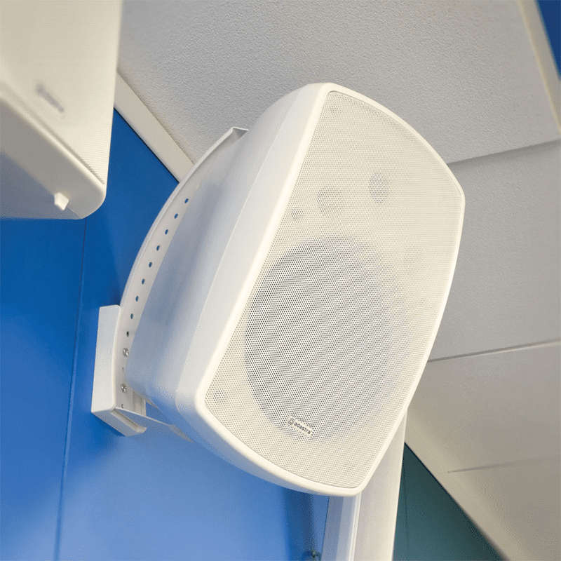 ADASTRA BH8-W PASSIVE WALL MOUNT SPEAKER 8IN WHITE 80W 8 OHM IP44 PAIR
