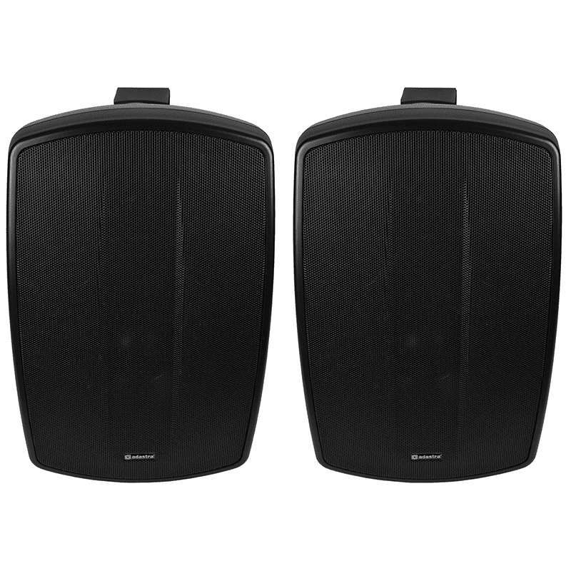 ADASTRA BH8-B PASSIVE WALL MOUNT SPEAKER 8IN BLACK 80W 8 OHM IP44 PAIR