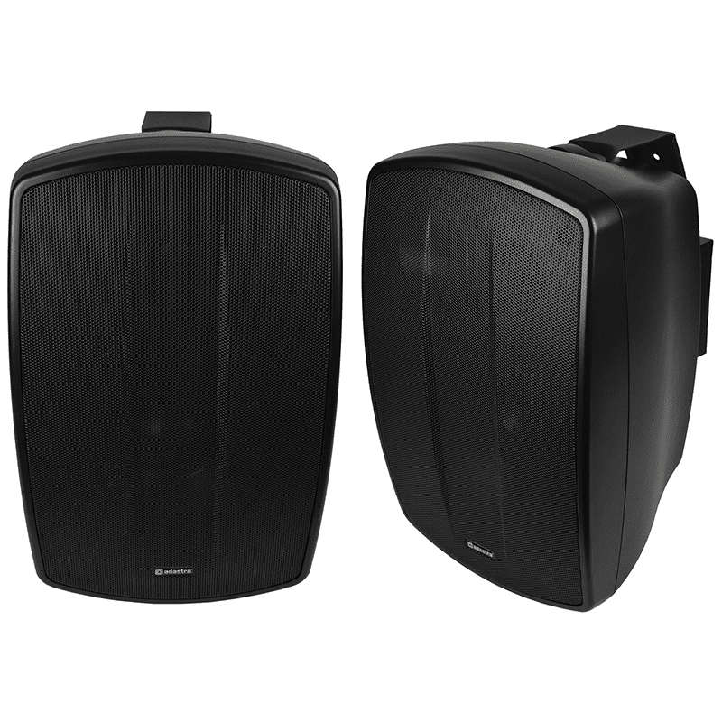 ADASTRA BH8-B PASSIVE WALL MOUNT SPEAKER 8IN BLACK 80W 8 OHM IP44 PAIR