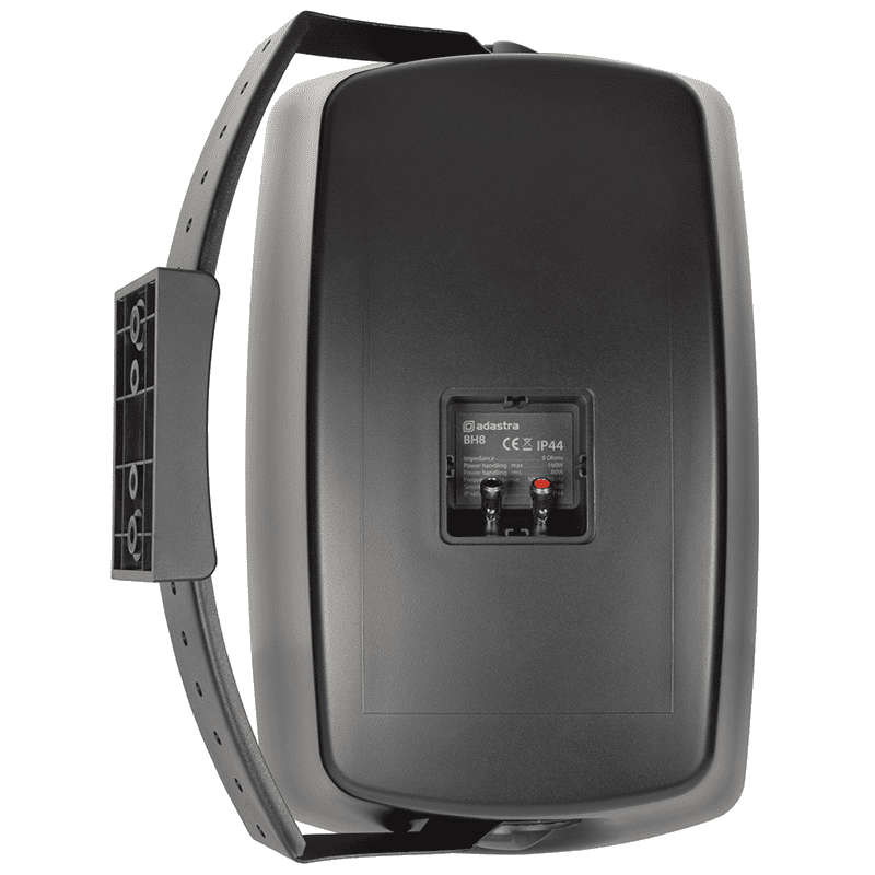 ADASTRA BH8-B PASSIVE WALL MOUNT SPEAKER 8IN BLACK 80W 8 OHM IP44 PAIR