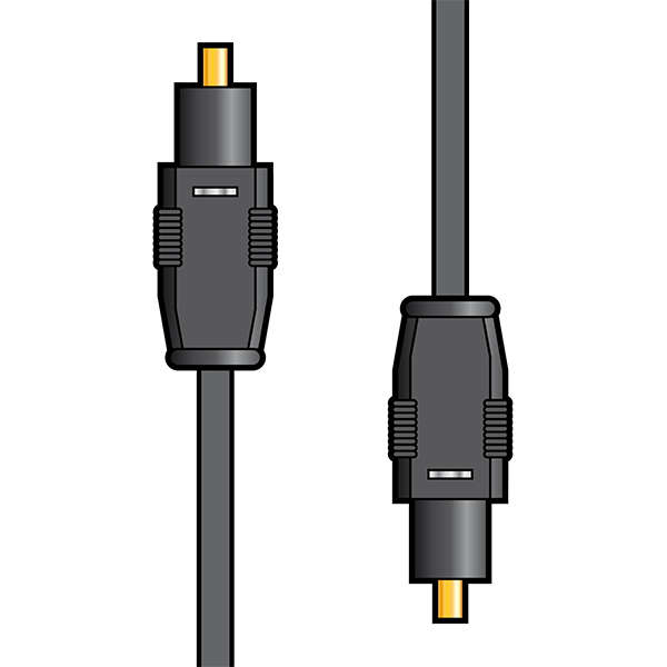 AVLINK - 5M FIBRE OPTIC TOSLINK LEAD