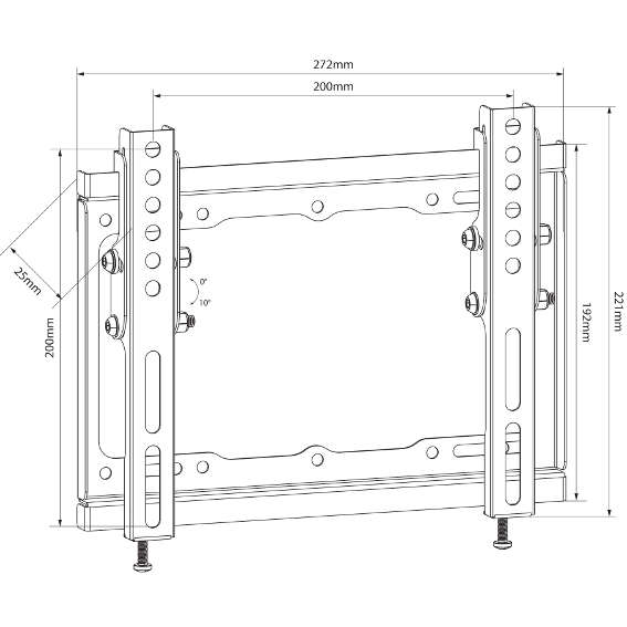 AVLINK - ST201 TILT TV WALL BRACKETS