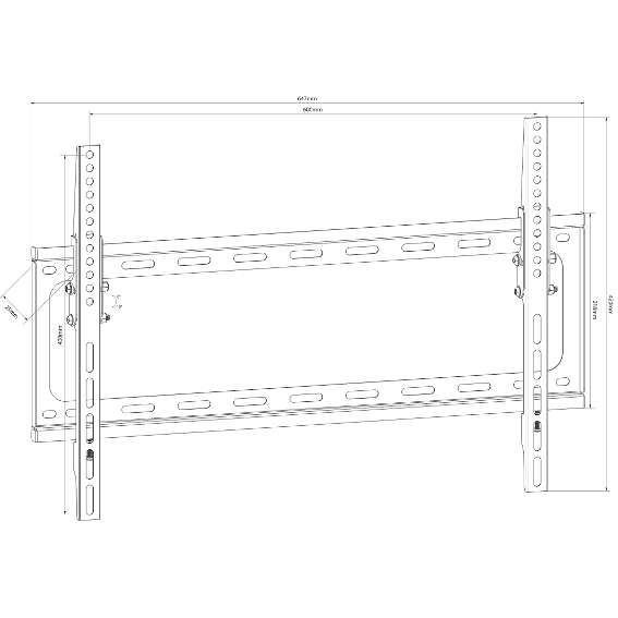 AVLINK - ST601 TILT TV WALL BRACKETS