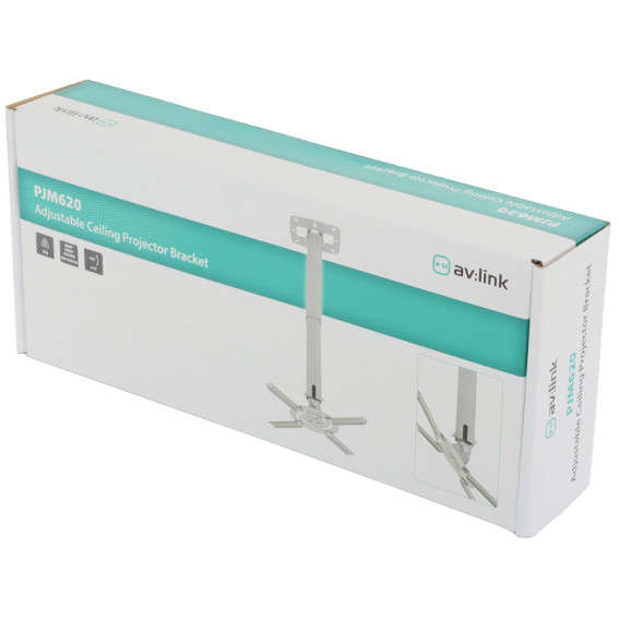 AVLINK - PJM620 ADJUSTABLE CEILING PROJECTOR BRACKET
