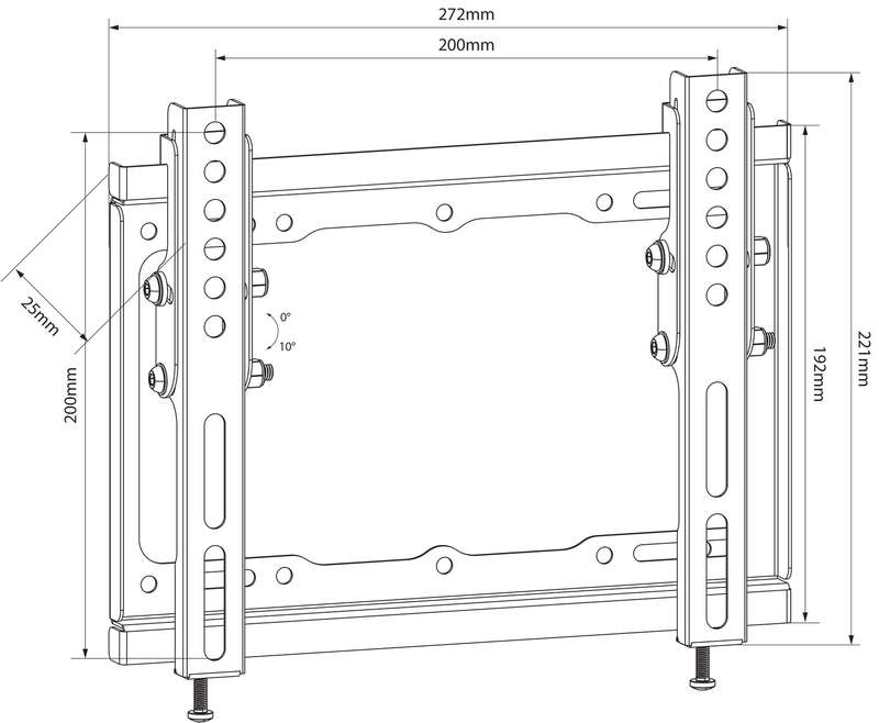 AVLINK - ST201 TILT TV WALL BRACKETS