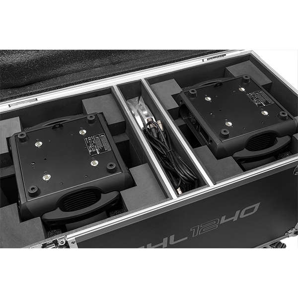 BEAMZPRO MHL1240 LED MOVING HEAD ZOOM 12x 40W RGBW [2 IN A FLIGHTCASE]