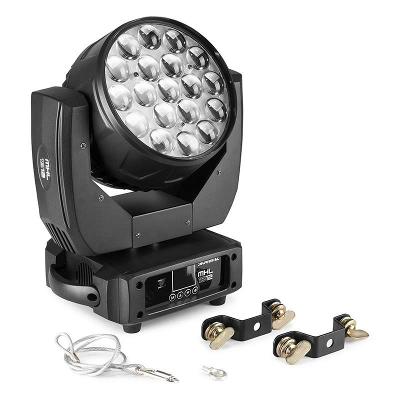 BEAMZ MHL1912 LED MOVING HEAD WASH 19x 12W RGBW