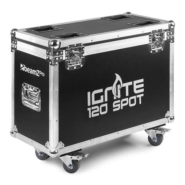 BEAMZPRO IGNITE120 LED MOVING HEAD SPOT 1x 120W [2 IN A FLIGHTCASE]