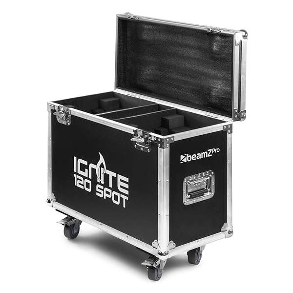 BEAMZPRO IGNITE120 LED MOVING HEAD SPOT 1x 120W [2 IN A FLIGHTCASE]