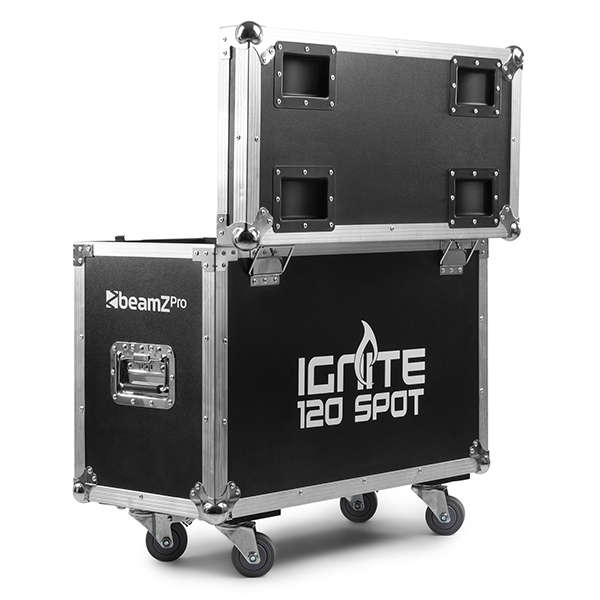 BEAMZPRO IGNITE120 LED MOVING HEAD SPOT 1x 120W [2 IN A FLIGHTCASE]