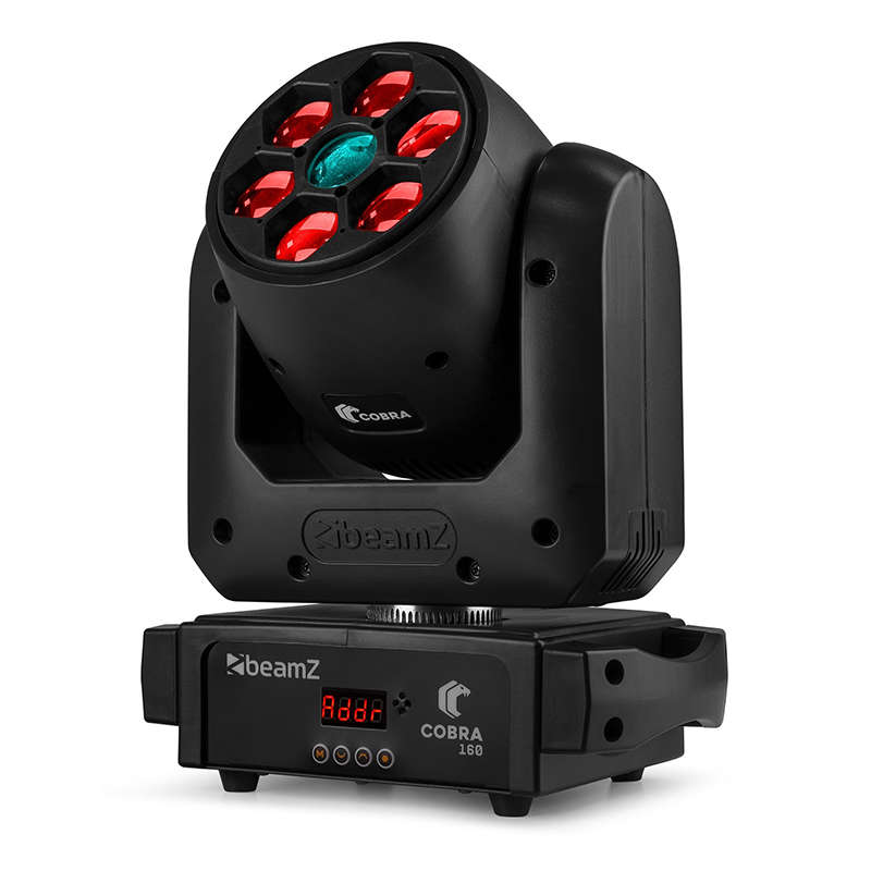 BEAMZ COBRA160 LED MOVING HEAD SPOT 1x 100W WITH BEE-EYE  6x 10W RGBW