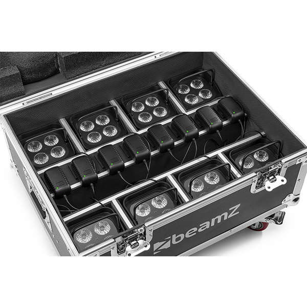 BEAMZ FCC9 FLIGHTCASE FOR 8X BBP9