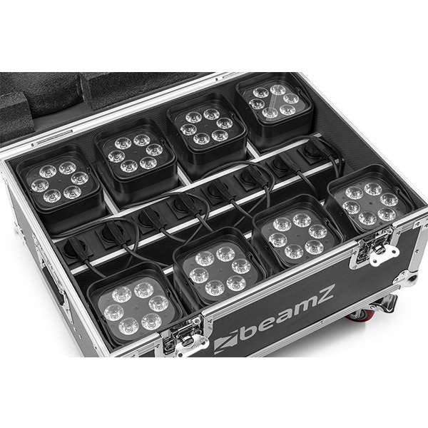 BEAMZ FCC9 FLIGHTCASE FOR 8X BBP9