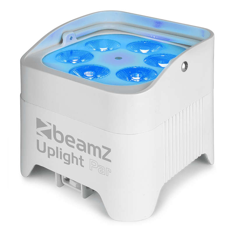 BEAMZ BBP96SW LED BATTERY UPLIGHT PAR IP20 6x 12W RGBAWUV