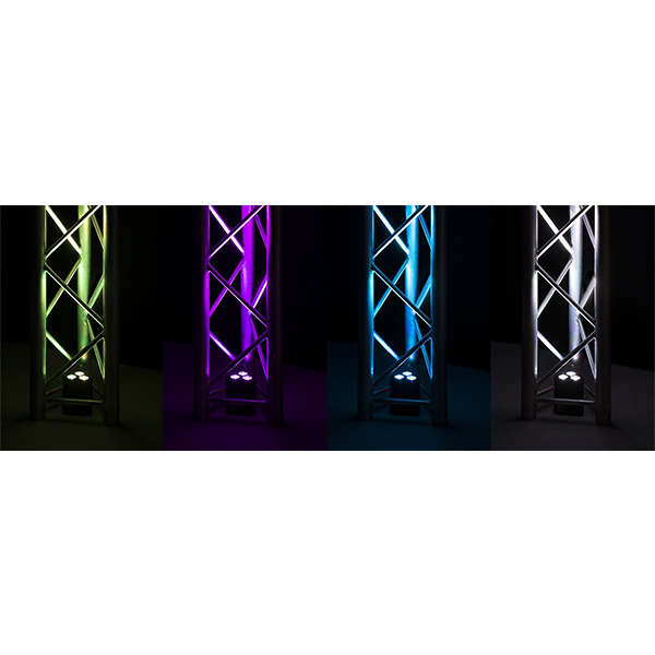 BEAMZ BBP93 LED BATTERY UPLIGHT PAR IP20 3x 10W RGBW