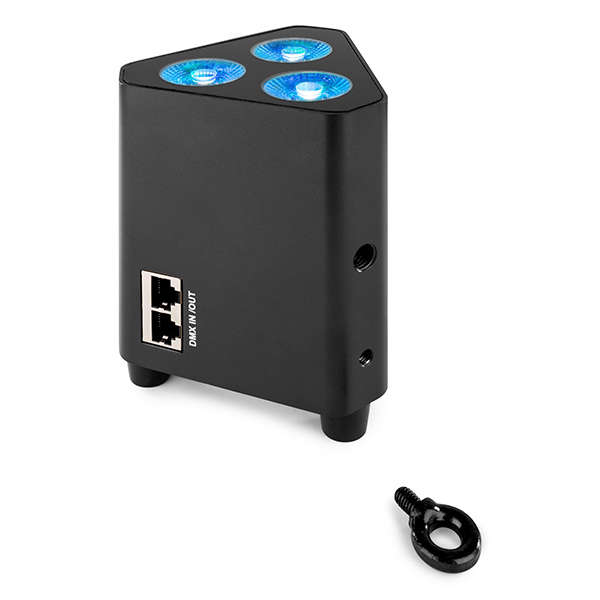 BEAMZ BBP93 LED BATTERY UPLIGHT PAR IP20 3x 10W RGBW
