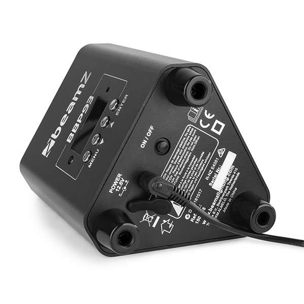 BEAMZ BBP93 LED BATTERY UPLIGHT PAR IP20 3x 10W RGBW