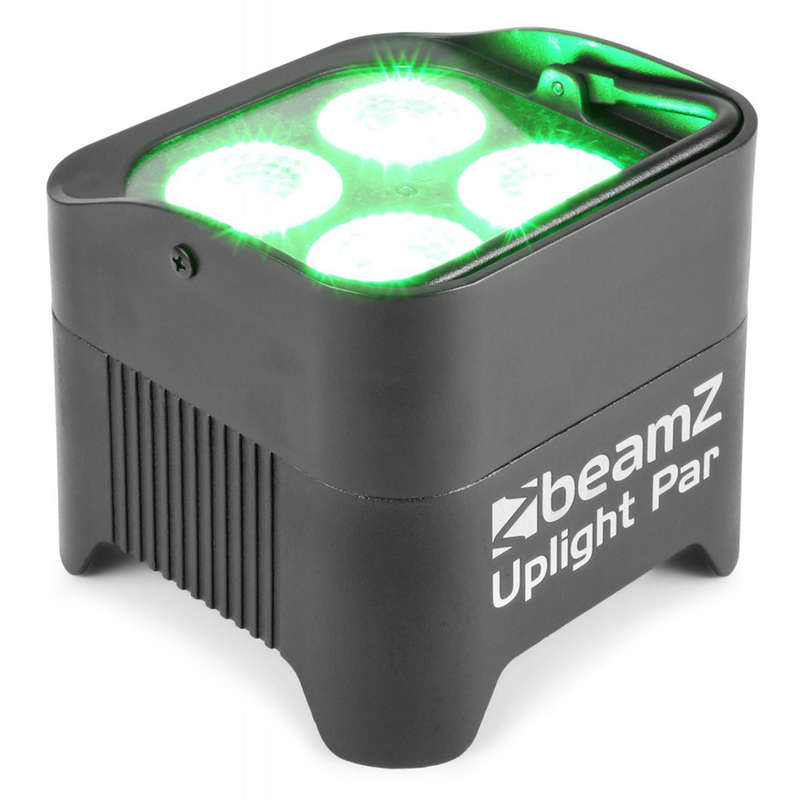 BEAMZ BBP94 LED BATTERY UPLIGHT PAR IP20 4x 10W RGBAWUV