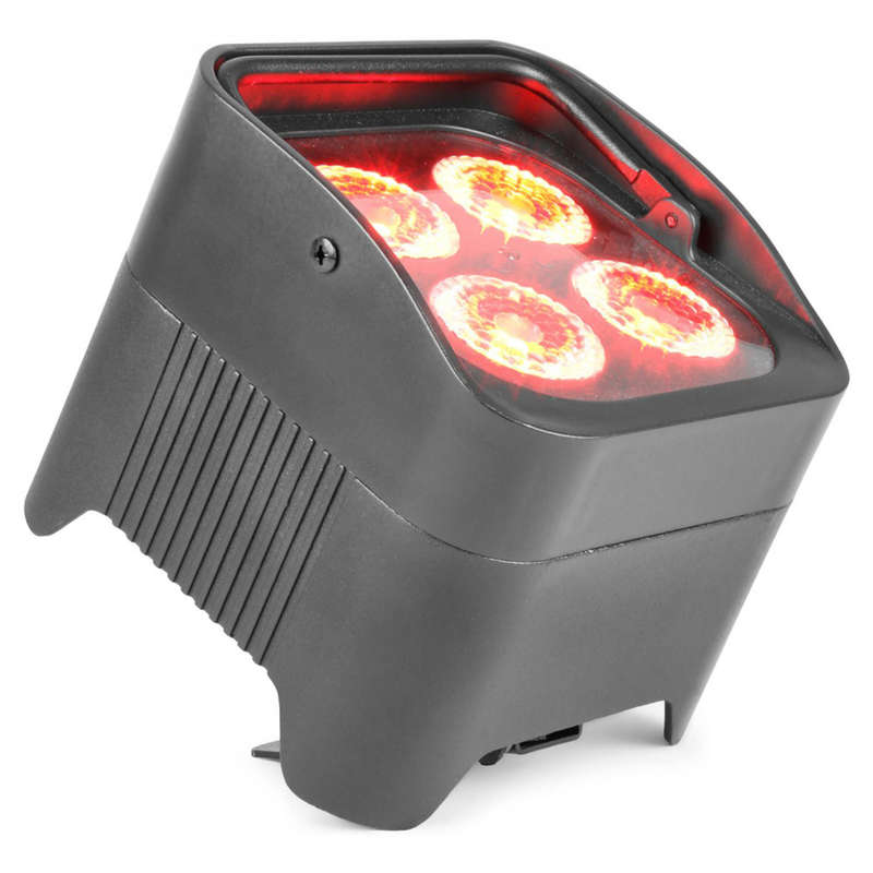 BEAMZ BBP94 LED BATTERY UPLIGHT PAR IP20 4x 10W RGBAWUV