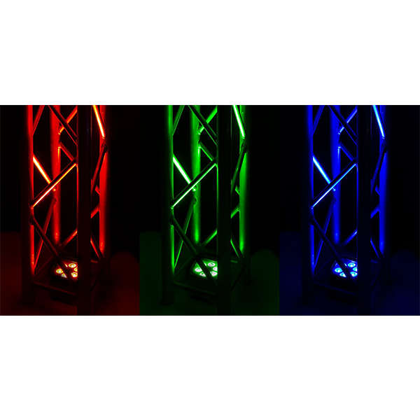 BEAMZ BBP96S LED BATTERY UPLIGHT PAR IP20 6x 12W RGBAWUV