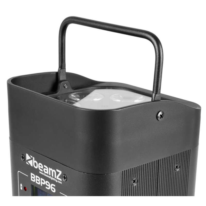 BEAMZ BBP96 LED BATTERY UPLIGHT PAR IP20 6x 12W RGBAWUV