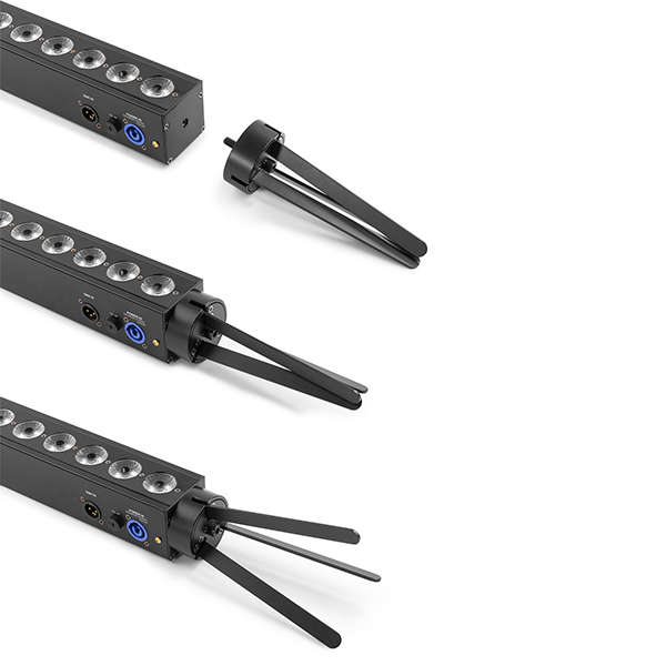 BEAMZ BBB243 LED BATTERY BAR IP20 24x 3W RGB